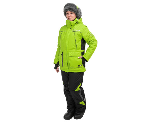Костюм зимний ZABAVA 8/8 К, лайм/черный, до -30С, р.4XL (T-ZA-4XL-56/170-L) Helios Костюм зимний ZABAVA 8/8 К, лайм/черный, до -30С, р.4XL (T-ZA-4XL-56/170-L) Helios