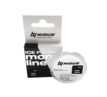 Леска MONOLINE ICE FISHING 0,10mm/30m Nylon Transparent (N-MIF-010-30) Nisus