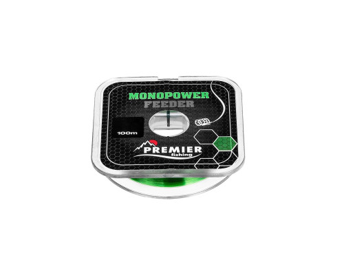 Леска MONOPOWER FEEDER 0,20mm/100m Green Nylon (PR-MF-G-020-100) Premier Fishing Леска MONOPOWER FEEDER 0,20mm/100m Green Nylon (PR-MF-G-020-100) Premier Fishing