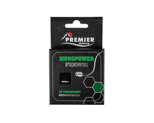 Леска MONOPOWER FEEDER 0,20mm/100m Green Nylon (PR-MF-G-020-100) Premier Fishing Леска MONOPOWER FEEDER 0,20mm/100m Green Nylon (PR-MF-G-020-100) Premier Fishing