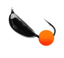 Мормышка вольф. БАНАН 0,6г ядреный глаз оранжевый неон d2,5 (10шт/уп) Premier Fishing