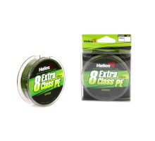 Шнур плетеный EXTRA CLASS 8 PE BRAID Green 0,20mm/135 (HS-8PEG-20/135 G) Helios