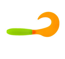 Твистер Credo 3,35"/8,5 см Lime & Orange 7шт. (HS-11-020) Helios