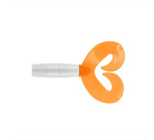 Твистер Credo Double Tail 3,54"/9 см Pearl & Orange 5шт. (HS-28-019) Helios