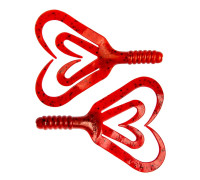 Твистер Credo Four Tail 3,35"/8,5 см Pepper Red 10шт. (HS-20-030) Helios