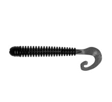 Твистер Credo Long Body 2,95"/7,5 см Black 12шт. (HS-9-011) Helios
