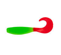 Твистер Hybrid 2,75"/7,0 см Lime & Red 7шт. (HS-13-021) Helios