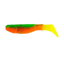 Виброхвост Chubby 3,55"/9 см Pepper Green & Orange LT 5шт. (HS-4-032) Helios