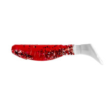 Виброхвост Chubby 3,55"/9 см Red Sparkles WT 5шт. (HS-4-034) Helios