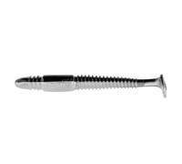 Виброхвост Minoga 3,75"/9.5 см Black & Pearl 5шт. (HS-17-028) Helios