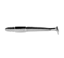 Виброхвост Minoga 3,75"/9.5 см Black & Pearl 5шт. (HS-17-028) Helios