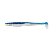 Виброхвост Minoga 3,75"/9.5 см Blue Sparkles & White 5шт. (HS-17-026) Helios
