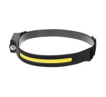 Фонарь налобный сенсорный LED-120 LM, COB-340 LM, IPX4, USB (N-FN-HL65) NISUS PRO