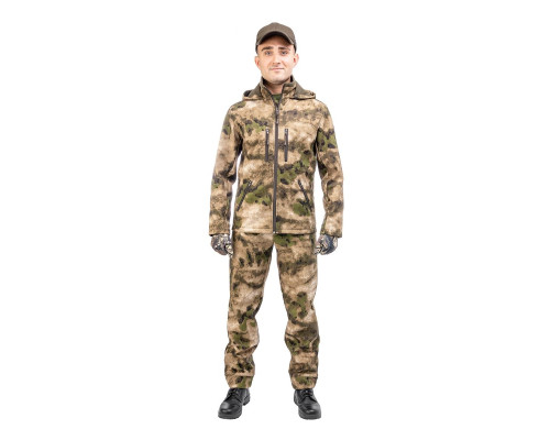 Костюм демисезонный КУМИР PRO, soft shell, цв.Мох, р.60-62/182-188 Helios Костюм демисезонный КУМИР PRO, soft shell, цв.Мох, р.60-62/182-188 Helios