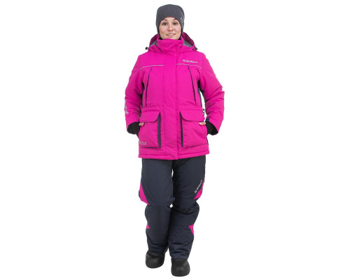 Костюм зимний MIRA 15/15 К, фуксия/серый, Шелтер до -40С, р.4XL (T-M-4XL-56-170-F) NISUS Костюм зимний MIRA 15/15 К, фуксия/серый, Шелтер до -40С, р.4XL (T-M-4XL-56-170-F) NISUS