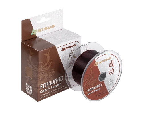 Леска FORWARD Carp&Feeder brown 0,405mm/150m Nylon (N-FCF-0405-150) Nisus