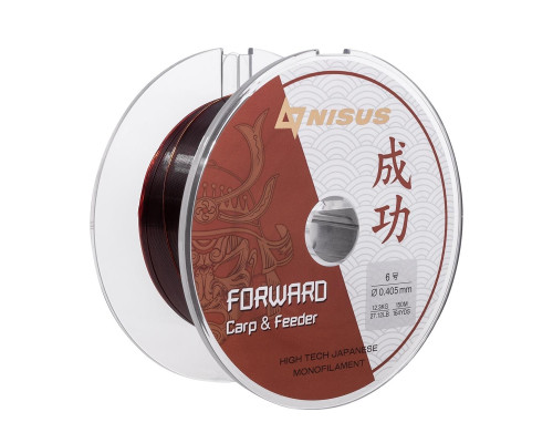 Леска FORWARD Carp&Feeder brown 0,405mm/150m Nylon (N-FCF-0405-150) Nisus