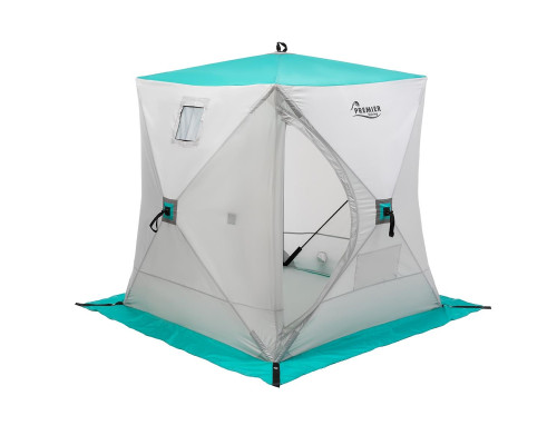Палатка зимняя Куб 1,8х1,8 biruza/gray (PR-ISC-180BG) PREMIER