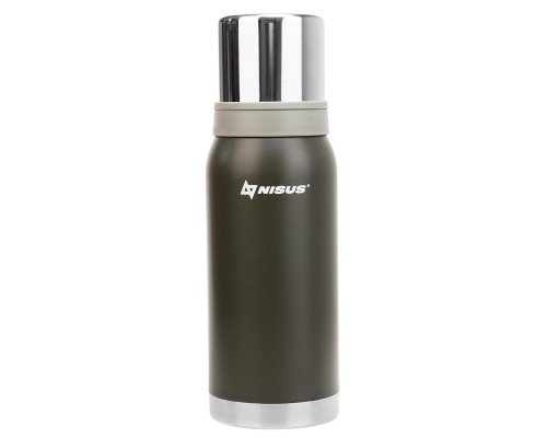 Термос (N-TM-039-KC) 1000ML (2 крышки-кружки, чехол) Nisus Термос (N-TM-039-KC) 1000ML (2 крышки-кружки, чехол) Nisus