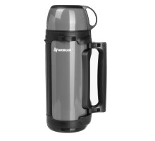 Термос (N-TM-042-G) 1700ML (крышка-кружка с ручк, доп.пл.чашка, скл.ручки, ремень) Nisus