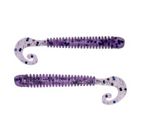 Твистер Credo Long Body 2,95"/7,5 см Silver Sparkles & Fio 12шт. (HS-9-036) Helios