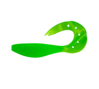 Твистер Kasandra 4"29/10,9см Electric green 5шт. (HS-34-007) Helios
