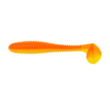 Виброхвост Catcher 3,55"/9 см Orange & Yellow 5шт. (HS-2-015) Helios