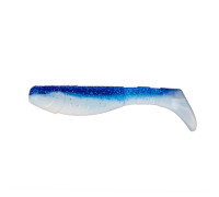 Виброхвост Chubby 3,55"/9 см Blue Sparkles & White 5шт. (HS-4-026) Helios
