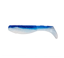 Виброхвост Chubby 3,55"/9 см Blue Sparkles & White 5шт. (HS-4-026) Helios