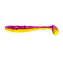 Виброхвост Shaggy 5,12"/13 см Fio & Acid lemon 5шт. (HS-18-027) Helios