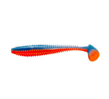 Виброхвост Shaggy 5,12"/13 см Star Blue & Orange 5шт. (HS-18-044) Helios