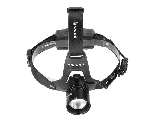 Фонарь налобный 1950 LM, IP32, USB (N-FN-HL08) NISUS PRO Фонарь налобный 1950 LM, IP32, USB (N-FN-HL08) NISUS PRO