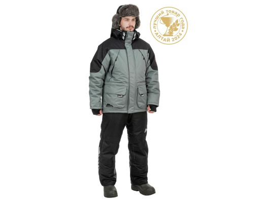 Костюм зимний рыболовный Чарыш Pro, цв.св.серый р.2XL 10/10 К (T-KSCP-2XL-54/176-LG) Helios (0) Костюм зимний рыболовный Чарыш Pro, цв.св.серый р.2XL 10/10 К (T-KSCP-2XL-54/176-LG) Helios (0)