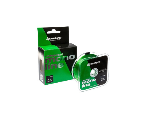 Леска MONOLINE Green 0,20mm/100m Nylon (N-MG-020-100) Nisus