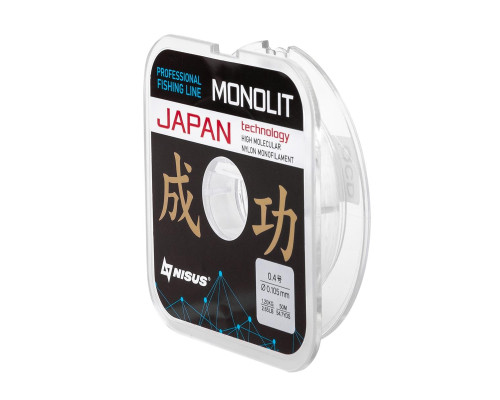 Леска MONOLIT 0,105mm/50m Nylon Transparent (N-MO-0.105-50) Nisus Леска MONOLIT 0,105mm/50m Nylon Transparent (N-MO-0.105-50) Nisus