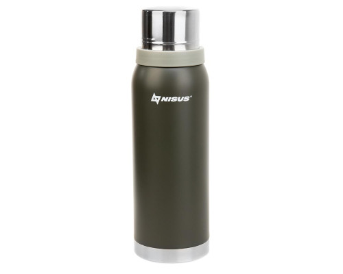 Термос (N-TM-040-K) 1200ML (2 крышки-кружки) Nisus Термос (N-TM-040-K) 1200ML (2 крышки-кружки) Nisus