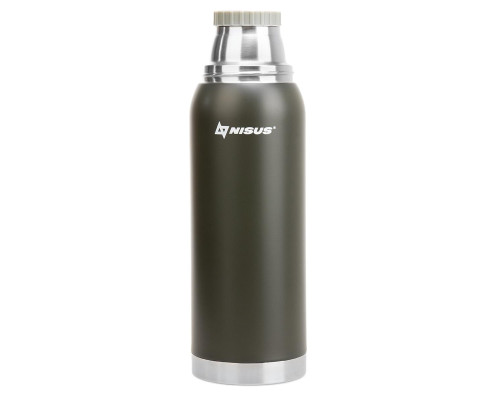Термос (N-TM-040-K) 1200ML (2 крышки-кружки) Nisus Термос (N-TM-040-K) 1200ML (2 крышки-кружки) Nisus