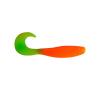 Твистер Hybrid 3,15"/8,0 см Orange & Green 7шт. (HS-14-025) Helios