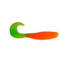 Твистер Hybrid 3,15"/8,0 см Orange & Green 7шт. (HS-14-025) Helios