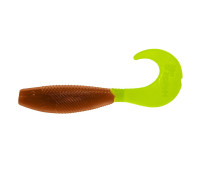 Твистер Hybrid 3,15"/8,0 см Rusty Gold & Lime 7шт. (HS-14-017) Helios