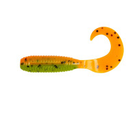 Твистер Тiny Credo 1,55"/4 см Pepper Green & Orange 12шт. (HS-8-018) Helios
