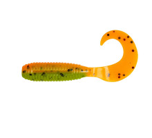 Твистер Тiny Credo 1,55"/4 см Pepper Green & Orange 12шт. (HS-8-018) Helios
