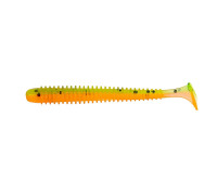 Виброхвост Liny Catcher 2,35"/6 см Pepper Green & Orange 12шт. (HS-5-018) Helios