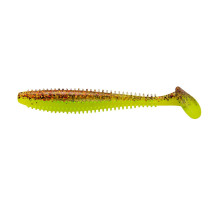 Виброхвост Shaggy 3,35"/8,5 см Golden Lime 5шт. (HS-16-048) Helios