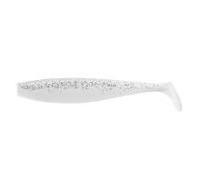 Виброхвост Trofey 5.5"/14см White & Sparkles 4шт. (HS-25-002) Helios