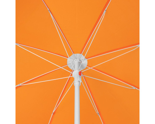 Зонт пляжный d 1,6м прямой оранжевый (19/22/170Т) (N-160) NISUS