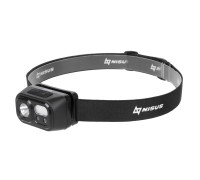 Фонарь налобный сенсорный 200 LM, IP44, USB (N-FN-HL23) NISUS PRO