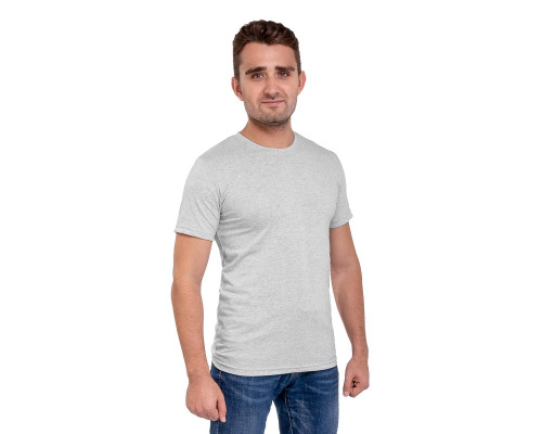 Комплект футболок 2 шт., цв.темно-синий/серый меланж  р.50 Helios