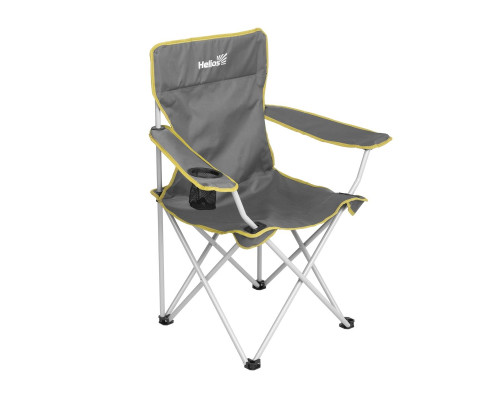 Кресло складное серый/зеленый без чехла (T-HS-96806H-GG-1) Helios (пр-во Тонар)