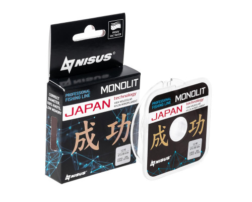 Леска MONOLIT 0,181mm/50m Nylon Transparent (N-MO-0.181-50) Nisus Леска MONOLIT 0,181mm/50m Nylon Transparent (N-MO-0.181-50) Nisus